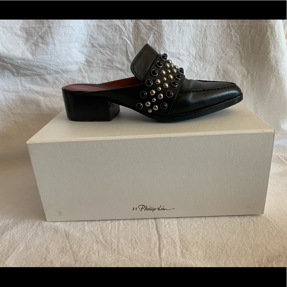 3.1 Phillip Lim Leather Mule Sz 8.5 - Picture 6 of 8
